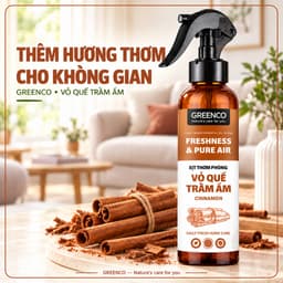Chai xịt phòng tinh dầu Sả Chanh, Bạc Hà giúp thơm phòng, hỗ trợ đuổi muỗi và côn trùng nhanh chóng 2