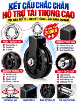 Thiết bị tập thể dục Ròng rọc đứng Ròng rọc im lặng. Ròng rọc thiết bị ba đầu và lưng 7