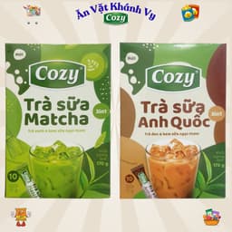 Trà sữa Cozy Matcha 3in1, Trà Sữa Anh Quốc Gộp 170g (10 gói) - HÀNG CHÍNH HÃNG 1