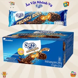 Bánh Cuộn Gery Crunch Roll Phủ Socola - HÀNG CHÍNH HÃNG 2