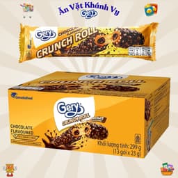 Bánh Cuộn Gery Crunch Roll Phủ Socola - HÀNG CHÍNH HÃNG 3