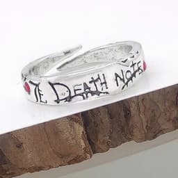 Nhẫn DEATH NOTE Yagami Light - Nhẫn Cosplay Nhân Vật Cuốn Sổ Tử Thần Anime Chỉnh Size 6