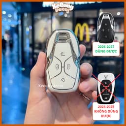 [2026-2027] Ốp Chìa Khóa VinFast VF6 VF7 VF8 VF9 2026 TPU Cao Cấp Ôm Sát Chìa Zin Chống Xước Bền Đẹp 3
