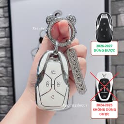 [2026-2027] Ốp Chìa Khóa VinFast VF6 VF7 VF8 VF9 2026 TPU Cao Cấp Ôm Sát Chìa Zin Chống Xước Bền Đẹp 4