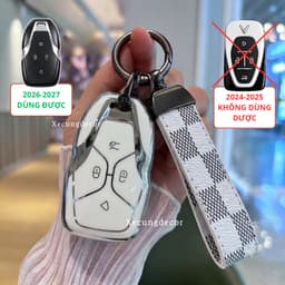Ốp Chìa Khóa VinFast VF6 VF7 VF8 VF9 Đời 2026-2027 – Ốp Khóa TPU Form Zin Cao Cấp Chống Trầy Chống Bụi 2