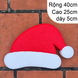 Người Gừng, Mũ Noel Bằng Xốp EPS Trang Trí Giáng Sinh. 4