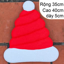 Người Gừng, Mũ Noel Bằng Xốp EPS Trang Trí Giáng Sinh. 5