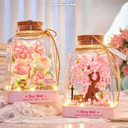 Mô hình lắp ráp lọ ước nguyện bottle wish quà tặng độc đáo tặng người yêu 8
