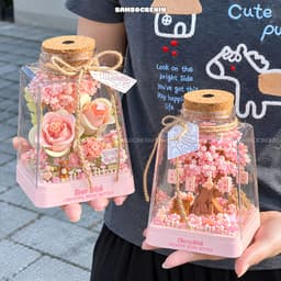 Mô hình lắp ráp lọ ước nguyện bottle wish quà tặng độc đáo tặng người yêu 9