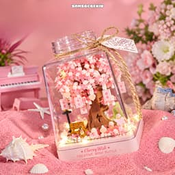 Mô hình lắp ráp lọ ước nguyện bottle wish quà tặng độc đáo tặng người yêu 4