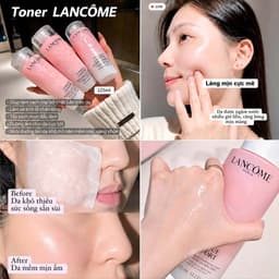( hàng chính hãng) Toner L@ncom, nước hoa hồng cấp ẩm, cân bằng da 2