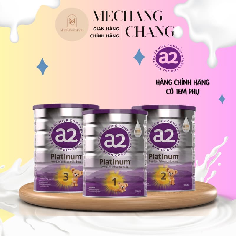 Combo 6 lon A2 Platinum đủ số 1,2,3 chính hãng cho bé