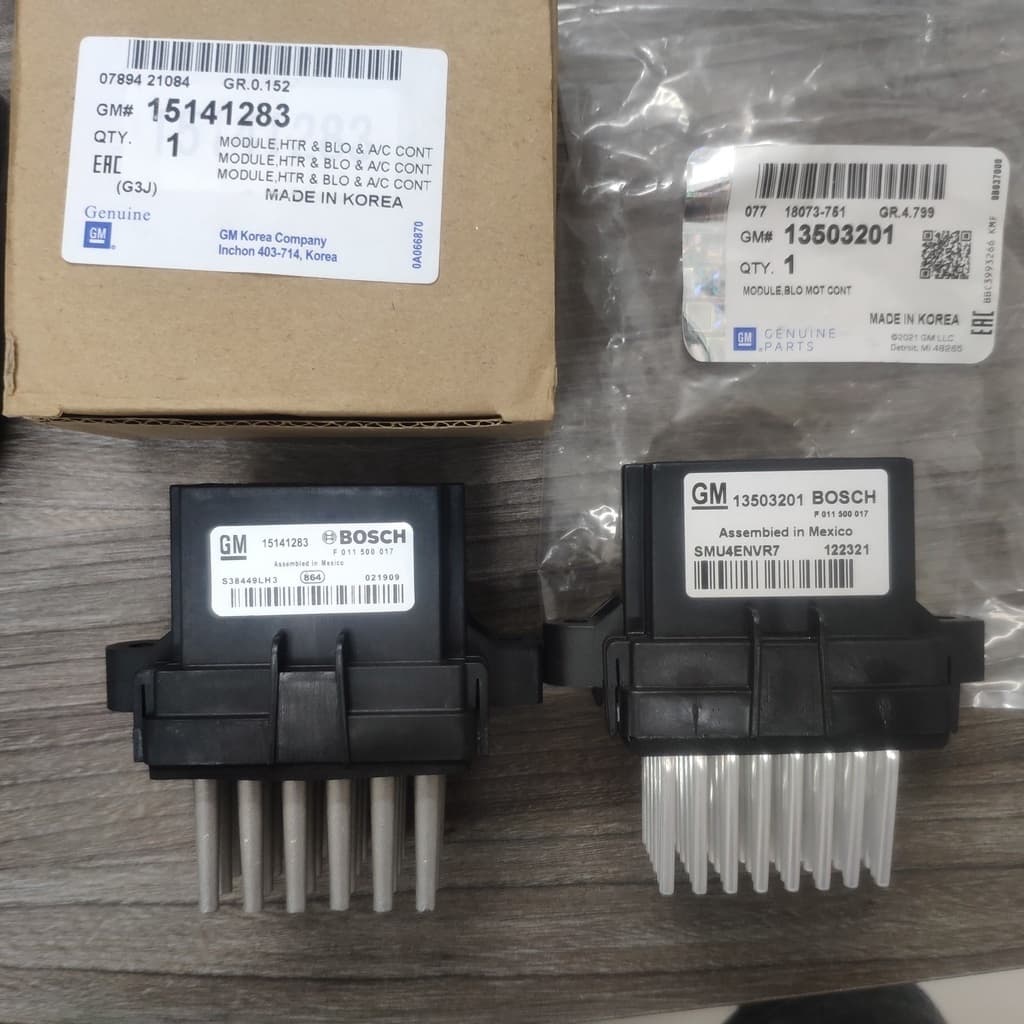 Trở Quạt Điều Hòa, Quạt Gió Dàn Lạnh Cruze, Lacetti, Orlando, Colorado, Fadil Mã 15141283 / 13598091 / 13503201