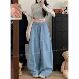[Deal mở bán] Quần kaki thun hè ống rộng, quần ống rộng cạp chun tôn dáng mẫu mới 2026 (M732) XƯỞNG MAY THỜI TRANG NỮ 94 9