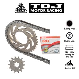 Bộ Nhông Sên Dĩa Zin Exciter 135 ( 5 SỐ) Thương Hiệu BOX 1