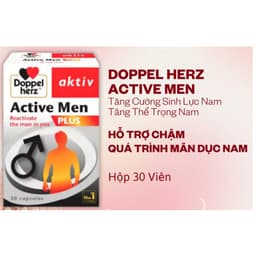 Doppelherz Active Men Plus (hộp 30 viên) Viên uống tăng cường sinh lý,Hỗ trợ tăng cường sinh lực cho nam giới. 5