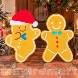 Người Gừng, Mũ Noel Bằng Xốp EPS Trang Trí Giáng Sinh. 1