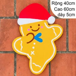 Người Gừng, Mũ Noel Bằng Xốp EPS Trang Trí Giáng Sinh. 3