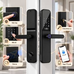 Khóa Điện Tử Laffer LC06 Cho Cửa Gỗ - Bảo Hành 36 Tháng, Chính Hãng, Chất Lượng Cao Cấp 4