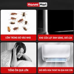 COMBO 3 Thanh Nẹp Chặn Khe Cửa Xốp HanmiMart Ngăn Gió Bụi Côn Trùng Hỗ Trợ Giảm Tiếng Ồn Trong Nhà 2
