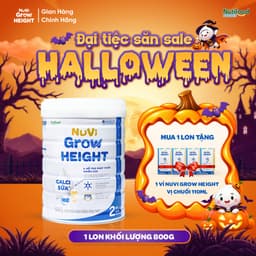 Sữa Nuvi Grow Height 2+ (800G) Hỗ Trợ Phát Triển Chiều Cao Dành Cho Trẻ Trên 2 Tuổi 1