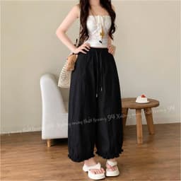 Quần Boom Bèo Gấu Vải Kaki Hàn Phong Cách Hàn Quốc Trẻ Trung Cho Nàng Cá Tính (M005) XƯỞNG MAY THỜI TRANG NỮ 94 8