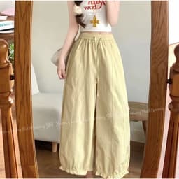 Quần Boom Bèo Gấu Vải Kaki Hàn Phong Cách Hàn Quốc Trẻ Trung Cho Nàng Cá Tính (M005) XƯỞNG MAY THỜI TRANG NỮ 94 6