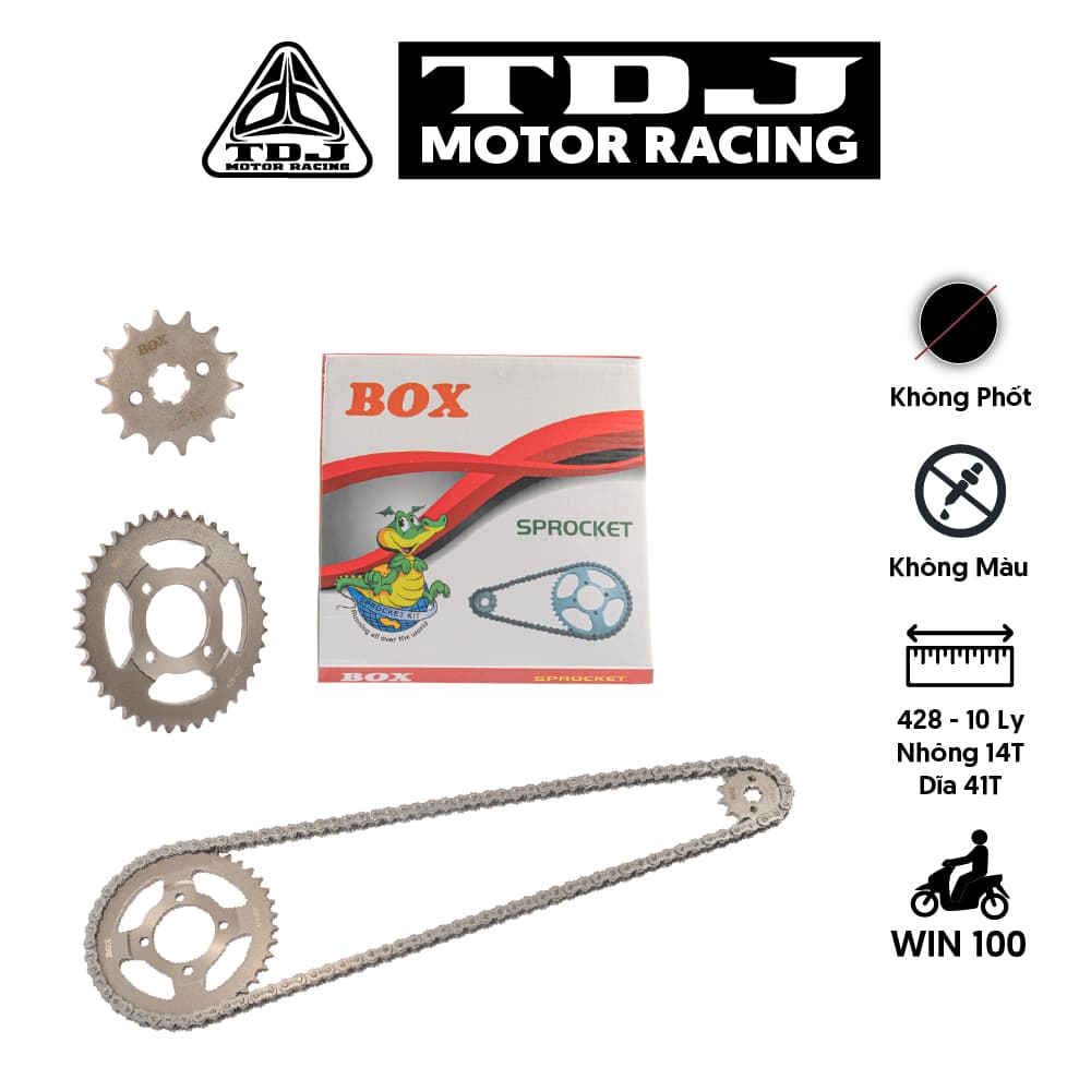 Bộ Nhông Sên Dĩa WIN 100 Thương Hiệu BOX