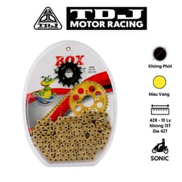 Bộ Nhông Sên Dĩa Kiểu SONIC (Màu Vàng) Thương Hiệu BOX 1