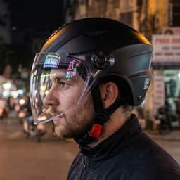 Nón bảo hiểm nam STD Helmets chống nắng, chắn gió bụi, dáng gù thể thao, nhiều màu sắc, freesize 55-58cm. 9