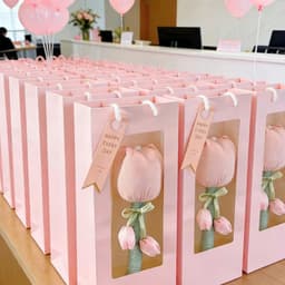 Túi Quà Tặng Búa Ngải Cứu Hoa Tulip Cán Dài – Búa Đấm Lưng Massage Thư Giãn Cơ Thể, Hỗ Trợ Lưu Thông Khí Huyết 7