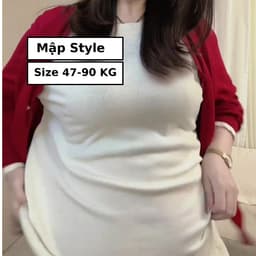 (47-90 KG) ÁO ĐỎ LIỀN, CHẤT COTTON CO GIÃN, FORM LAYING BASIC THANH LỊCH, CHE BỤNG TỐT 4