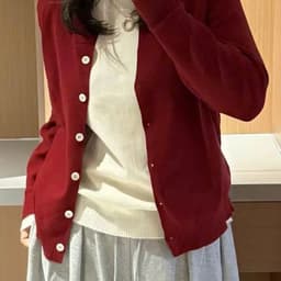 (47-90 KG) ÁO ĐỎ LIỀN, CHẤT COTTON CO GIÃN, FORM LAYING BASIC THANH LỊCH, CHE BỤNG TỐT 2