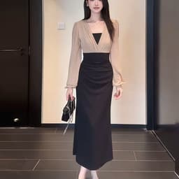 (47-90 KG) ĐẦM BODY LIVIA, CHẤT COTTON HÀ LAN PHỐI LỤA, FORM ÔM VỪA, MỀM MẠI, NỮ TÍNH 6
