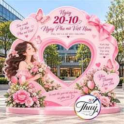 Bảng Trang Trí ngày 20.10, 20.11, Tết Trung Thu, FOMEX CỨNG CÁP nhận mẫu theo yc – Decor Lớp Học, Cửa Hàng, Góc Chụp Ảnh 2