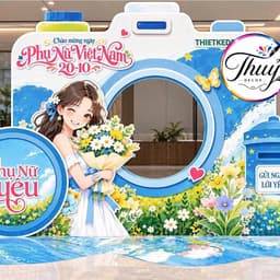 Bảng Trang Trí ngày 20.10, 20.11, Tết Trung Thu, FOMEX CỨNG CÁP nhận mẫu theo yc – Decor Lớp Học, Cửa Hàng, Góc Chụp Ảnh 5