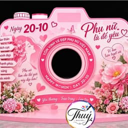 Bảng Trang Trí ngày 20.10, 20.11, Tết Trung Thu, FOMEX CỨNG CÁP nhận mẫu theo yc – Decor Lớp Học, Cửa Hàng, Góc Chụp Ảnh 4