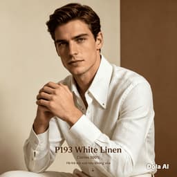 Sơ Mi P193 - Vải Linen Pha Cotton (30/70), Cổ Button Down, Form Relax Fit, Phong Cách Thanh Lịch, Thoải Mái 2