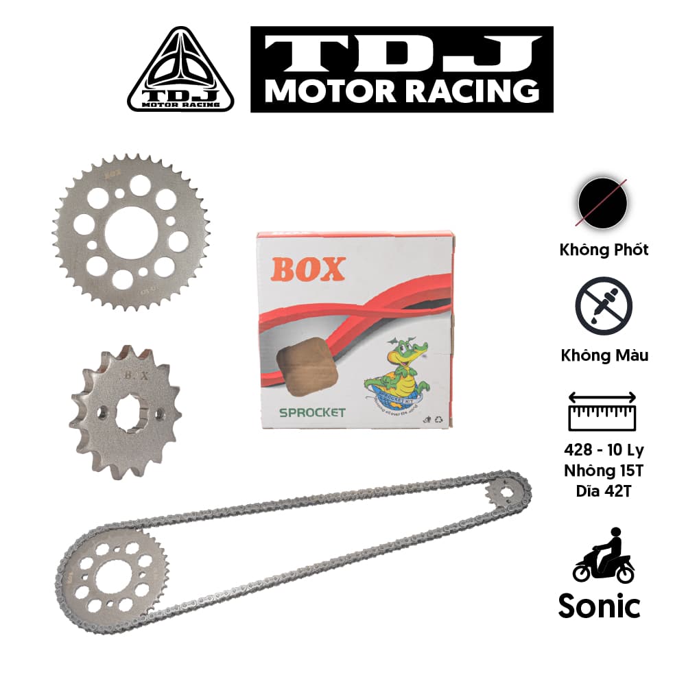 Bộ Nhông Sên Dĩa Zin SONIC Thương Hiệu BOX