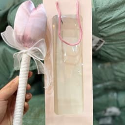 Búa Hoa Tulip Búa Ngải Cứu Đấm Lưng Đả Thông Kinh Lạc Mẫu Hoa Lụa 4