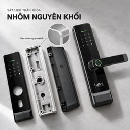 Khóa Điện Tử Laffer LX03 Cửa Gỗ Vân Tay Sinh Trắc - Bảo Hành 36 Tháng - Mở Khóa 5 Cách - TTLock Tiếng Việt 5