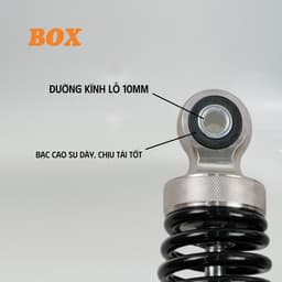 Phuộc nice chân INOX (330mm) thương hiệu BOX lắp wave / dream / future 6