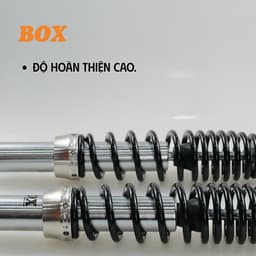 Phuộc nice chân INOX (330mm) thương hiệu BOX lắp wave / dream / future 7