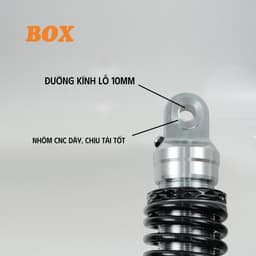 Phuộc Đen Ty Vàng Không Bình Dầu, Có Tăng Chỉnh: Wave, Dream, Future 4