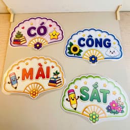 Khẩu Hiệu “Có Công Mài Sắt – Có Ngày Nên Kim” – Trang Trí Lớp Học, Góc Học Tập, Trang Trí Trường Học, Decor Giáo Dục 3