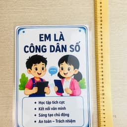 Khung Năng Lực Số – Bộ Trang Trí Khung Năng Lực Số Cho Lớp Học, Trường Học, Giáo Dục Kỹ Năng Số Cho Học Sinh 5