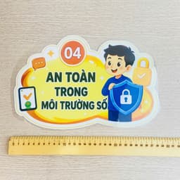Khung Năng Lực Số – Bộ Trang Trí Khung Năng Lực Số Cho Lớp Học, Trường Học, Giáo Dục Kỹ Năng Số Cho Học Sinh 6
