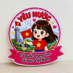Bộ 5 Phẩm Chất – Trang Trí Lớp Học, Giáo Dục Phẩm Chất Học Sinh, Decor Lớp Học Mầm Non Tiểu Học 3