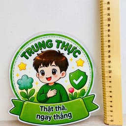Bộ 5 Phẩm Chất – Trang Trí Lớp Học, Giáo Dục Phẩm Chất Học Sinh, Decor Lớp Học Mầm Non Tiểu Học 7