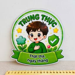 Bộ 5 Phẩm Chất – Trang Trí Lớp Học, Giáo Dục Phẩm Chất Học Sinh, Decor Lớp Học Mầm Non Tiểu Học 8